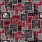Sykel Enterprises-University of South Carolina Cotton Quilting Fabric-South Carolina Gamecocks Argyle Boxes Cotton Fabric Sold by the Yard